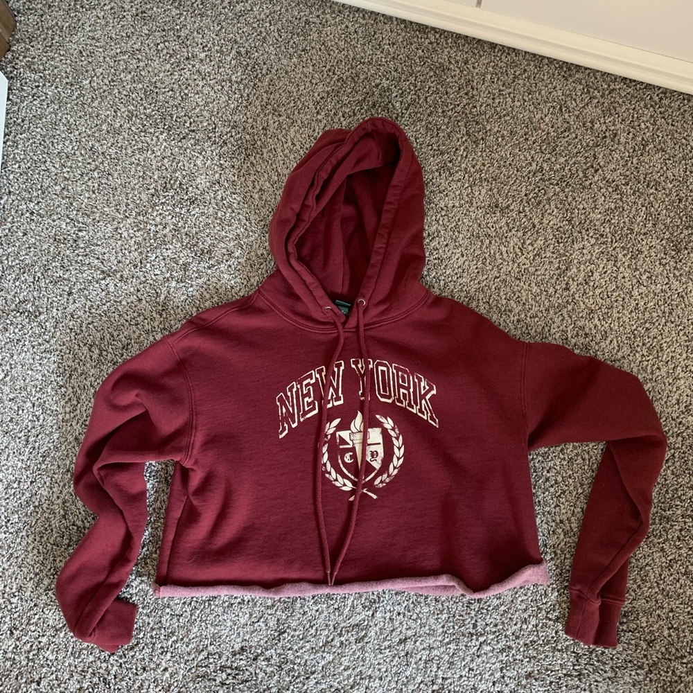 Wild fable cropped hoodie